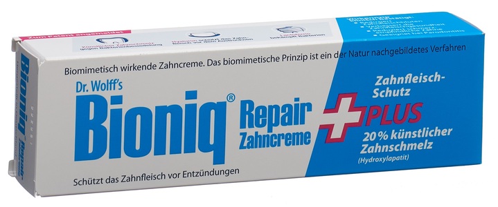 Dr. Kurt Wolff GmbH & Co. KG, Bioniq® Repair Zahncreme Plus, Bioniq Repair Zahncreme Plus Tube 75 ml