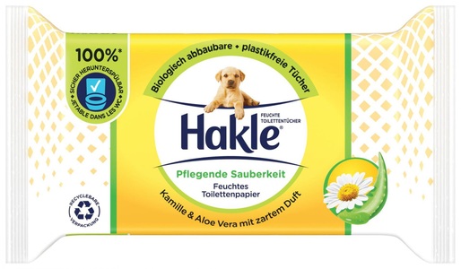 Hakle, Hakle Feuchtes Toilettenpapier Pflegende Sauberkeit (42 Stück), Hakle Feucht Pflegende Sauberkeit Refill (42 Stk)