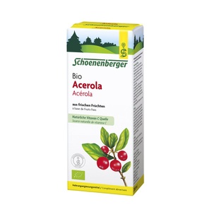 Salus Haus GmbH, Schoenenberger Acerola Saft 200 ml, schoenenberger Acerola natur Fruchtsaft Bio (200ml)