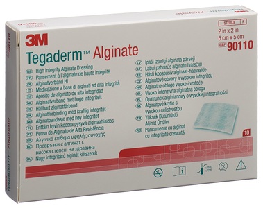 3m, 3M Kompresse 5x5cm (neu) (10 Stück), 3M Tegaderm Alginat Kompresse 5x5cm (10 Stk)