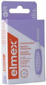 CP GABA GmbH, elmex® Interdentalbürsten Lila Größe 6, elmex Interdentalbürsten 1.1mm violett