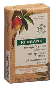 Klorane, Mango Festes Shampoo Damen 80G, KLORANE Shampoo-Bar Mango 80 g
