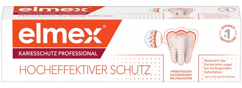 Elmex, elmex KARIESSCHUTZ PROFESSIONAL Zahnpasta (75 ml), Elmex Kariesschutz Professional Zahnpasta (75ml)