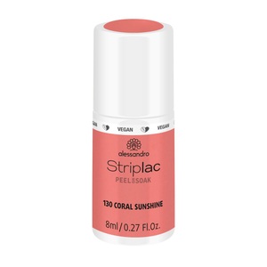 Alessandro, Alessandro Nr.130 - Coral Sunshine Striplac Nagellack 8ml, Alessandro STRIPLAC 2,0 CORAL SUNSHINE
