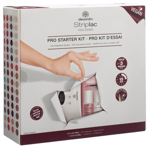 Alessandro, Alessandro Striplac Alessandro Striplac STRIPLAC PEEL OR SOAK STANDARD SET 1.0 pieces, alessandro Striplac Pro Starter Kit + Pro Test Kit