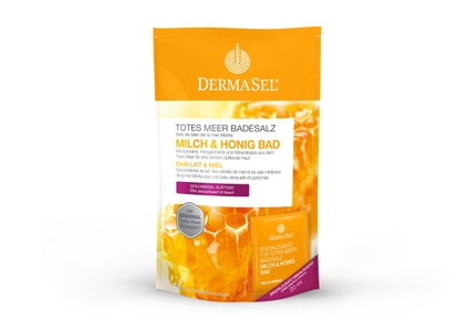 Fette Pharma AG, Fette Pharma AG Dermasel® SPA Milch & Honig, DERMASEL Badesalz Milch & Honig Beutel 400 g