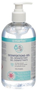 Martec, Martec - Desinfektions-Gel - 500 ml, Martec Hände-Desinfektions-Gel (500ml)