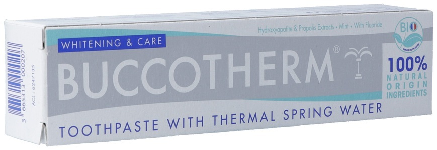Buccotherm, Buccotherm Zahnpasta Aufheller und Pflege 100 % natürlich BIO (75 ml), Buccotherm Zahnpasta Aufheller und Pflege 100 % natürlich BIO