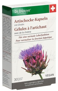 Dr. Dünner, Dr. Dünner Artischocke Leberfunktion Kapsel (neu) (30 Stück), Dr. Dünner Artischocke Leberfunktion Kapseln (30 Stk)