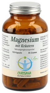 Chrisana, CHRISANA Magnesium mit Kräutern Kapsel (150 Stück), CHRISANA Magnesium mit Kräutern Kapseln (150 Stk)