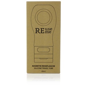 REuseme, REuseme Silikon Kosmetik Reiseflasche to go 89ml to go (1 Stück), ReUseMe Silikon Kosmetik Reiseflasche to go 89ml to go