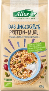 Bio Partner Schweiz AG, ALLOS Das ungesüsste Protein-Müsli Btl 450 g, Allos Das Ungesüsste Protein-Müsli (450g)