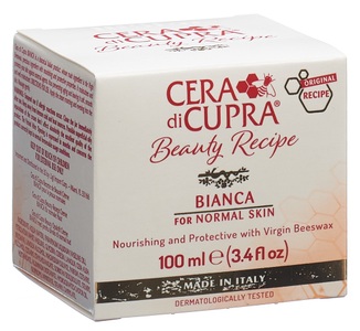CERA di CUPRA, CERA di CUPRA bianca Ciccarelli (100 ml), CERA DI CUPRA Bianca Anti-Aging Creme Für Normale & Fettige Haut (100ml)