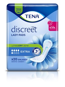 Tena, TENA Lady discreet Extra 20 Stück, TENA Lady Pads discreet Extra (20 Stk)
