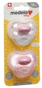 Medela, Medela Baby Schnuller Original Girl 18+ Monate (2 Stk), Medela Baby Schnuller Original Girl 18+ Monate (2 Stk)