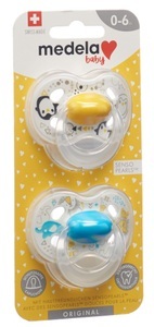 Medela, Medela Baby Schnuller Original Unisex 0-6 Monate (2 Stk), Medela Baby Schnuller Original Unisex 0-6 Monate (2 Stk)