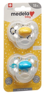 Medela, Medela Baby Schnuller Original Unisex 18+ Monate (2 Stk), Medela Baby Schnuller Original Unisex 18+ Monate (2 Stk)