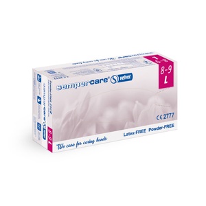 Sempercare, Sempercare velvet L unsteril ungepudert (200 Stück), Sempercare velvet Handschuhe Grösse L, violettblau, ungepudert (200 Stk)