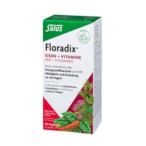 Salus, Salus Eisen + Vitamine Kaps (neu) (40 Stück), Floradix Eisen + Vitamine Kapseln (40 Stk)