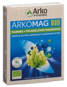 Arkomag, Arkomag Doppel Magnesium Tablette Bio (30 Stück), ARKOMAG Doppel Magnesium Tabletten Bio (30 Stk)