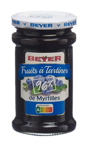BEYER, BEYER Fruchtaufstrich Heidelbeeren (240g), BEYER Fruchtaufstrich Heidelbeeren (240g)