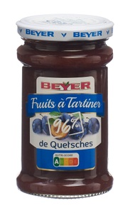 BEYER, BEYER Fruchtaufstrich Zwetschgen (245g), BEYER Fruchtaufstrich Zwetschgen