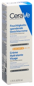 CeraVe, CeraVe Feuchtigkeitsspendende Gesichtscreme SPF30 (52ml), CeraVe Feuchtigkeitsspendende Gesichtscreme SPF30 (52ml)