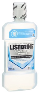 Listerine, Mundspülung Advanced White Mild Damen 500 ml, LISTERINE Advanced White Mild (500ml)