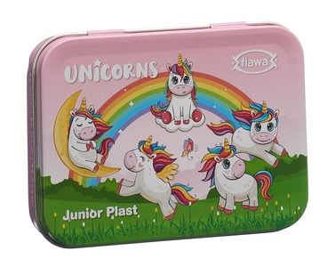 flawa, flawa Junior Plast Strips Unicorns Tin Box (20 Stk), flawa Junior Plast Strips Unicorns Tin Box (20 Stk)