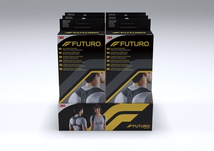 3M Nexcare, 3M FUTURO Posture Haltungsgurt, one size, verstellbar (1 Stk), 3M FUTURO Display Posture Haltungstrainer anpassbar one size