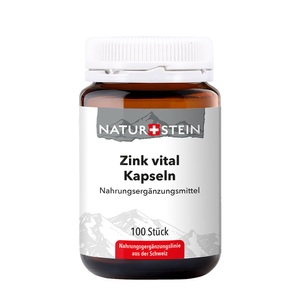 NATURSTEIN, NATURSTEIN Zink Vital Kapsel (100 Stück), NATURSTEIN Zink Vital Kapseln (100 Stk)