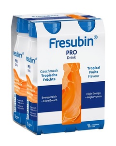 Fresubin, Fresubin Pro Drink Tropische Früchte (4x200 ml), FRESUBIN Pro Drink Tropische Früchte (4x200ml)