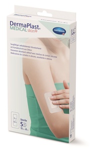 DermaPlast, DermaPlast Medical skin+ 15x8cm (5 Stück), DermaPlast Medical skin+ Vliesverband 15x8cm (5 Stk)