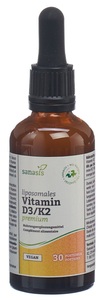 Sanasis, sanasis Vitamin D3/K2 liposomal premium vegan (60 ml), Sanasis Vitamin D3/K2 liposomal Premium vegan