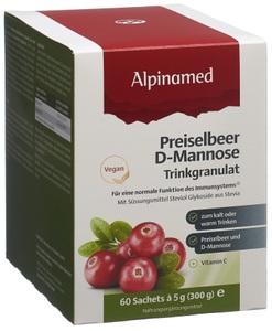 Alpinamed, ALPINAMED Preiselbeer D-Mannose Trinkgranulat (60x5 g), Alpinamed Preiselbeer D-Mannose Trinkgranulat (60x5g)