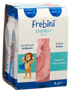 Frebini, Frebini Energy DRINK Erdbeere (4x200 ml), Frebini energy Drink Erdbeere (4x200ml)