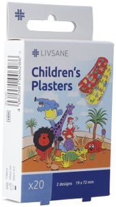 LIVSANE, LIVSANE Kinderpflaster Funny Animals (20 Stück), Livsane Kinderpflaster Funny Animals (20 Stk)