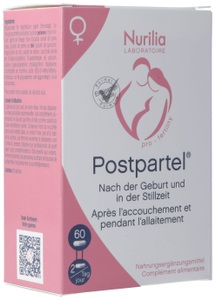 Nurilia, Nurilia Postpartel Kapsel (60 Stück), Nurilia Postpartel Kapsel