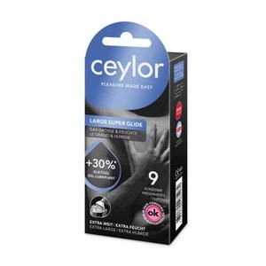 Ceylor, ceylor Large Super Glide Präservativ (9 Stück), Ceylor Kondome Large Super Glide (9 Stk)