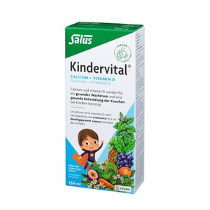 Salus Haus GmbH, Salus Kindervital Calcium + Vitamin D Flasche 250 ml, Salus Kindervital Calcium + Vitamin D (250ml)