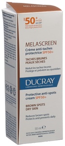 Ducray, DUCRAY MELASCREEN Anti-Pigmentflecken Creme SPF50+ (50 ml), Ducray Melascreen UV Schützende Anti-Flecken Creme SPF 50+