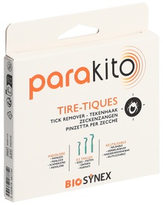 BIOSYNEX, BIOSYNEX ZAP'X Zeckenzangen (3 Stück), parakito Zeckenzangen