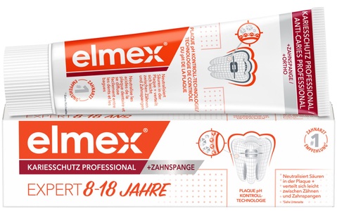 Elmex, Elmex Kariesschutz Professional Zahnpasta (75ml), Elmex Professional Zahnpasta