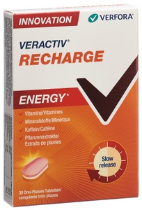 Verfora AG, Veractiv Recharge Drei-Phasen-Tabletten 30 Stück, VERACTIV Recharge Drei-Phasen-Tabletten (30 Stk)