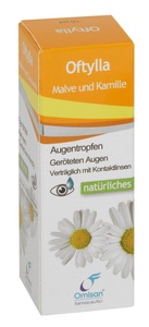 Omisan, Oftylla Malve und Kamille Augentropfen 15ml, Oftylla Malve und Kamille (15 ml)