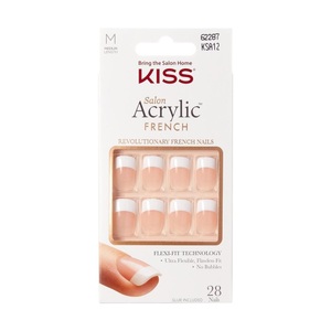 KISS, KISS Salon Acrylic French Nail Kit - Rumour Mill (1 Stk), KISS Salon Acrylic French Nail Kit - Rumour Mill (1 Stk)