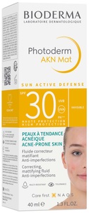 NAOS Deutschland GmbH, BIODERMA Photoderm AKN Mat LSF 30 | Mattierender Sonnenschutz gegen Hautunreinheiten, BIODERMA - Photoderm AKN Mat LSF 30, Mattierender Sonnenschutz Gegen Hautunreinheiten, 40 ml