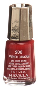 Mavala, Mavala Switzerland - Nagellack Mavala Mini Color's #206 French Can - 5 ml, Mavala Nagellack Cabaret Color 206 French Cancan (5ml)