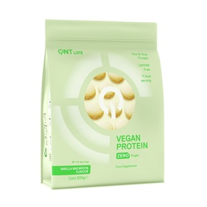 QNT, Vegan 500 g Proteinpulver, QNT Veganes Protein Vanille-Makrone