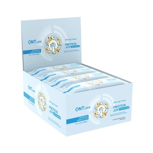 QNT, QNT - 38% Protein Joy Bar Vanilla Crisp 12x60g, QNT Protein Joy Vanille Knusperriegel